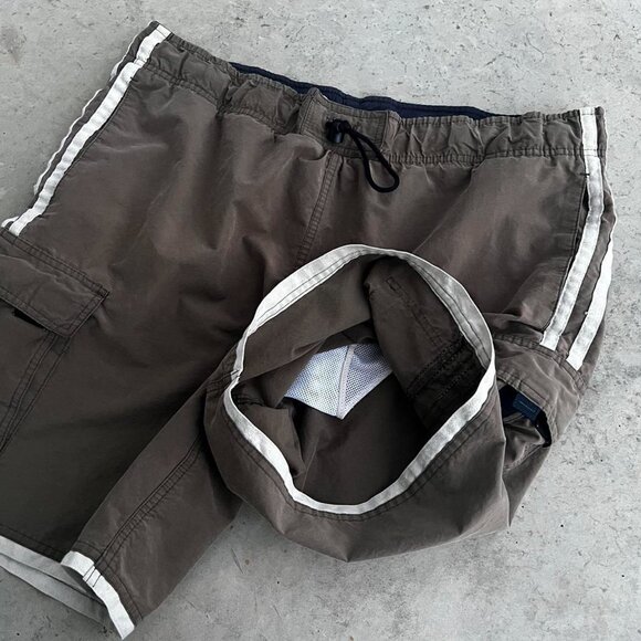 Vintage No Boundaries Men's Swim Trunks Vintage Y2K Nylon Shorts Large - Picture 5 of 7
